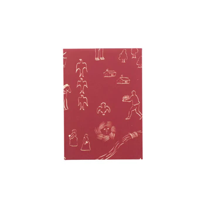 Couverture pour carnet Mini note - History burgundy par Palmehuset - ACCESSOIRES DE BUREAU