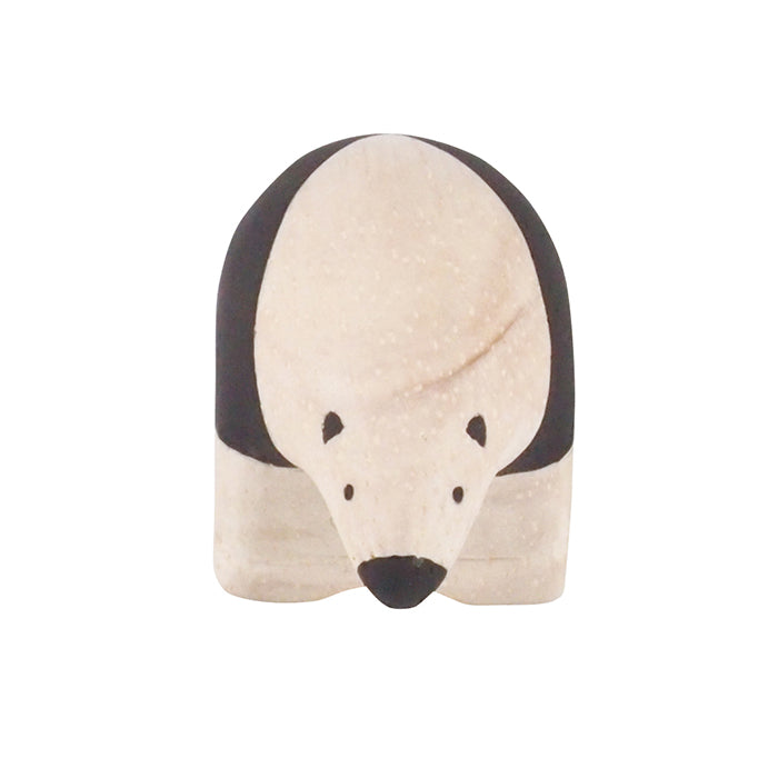 Figurine Fourmilier enfant en bois, T-LAB Polepole