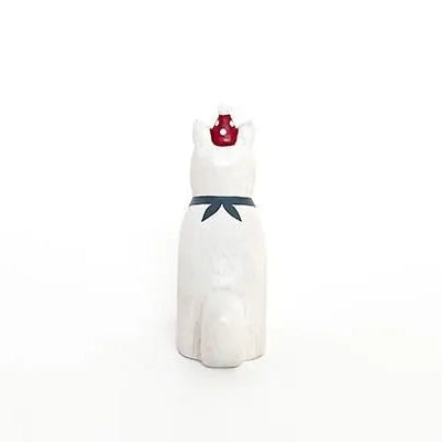 Holzfigur – Akita-Hund – Weihnachten Polepole