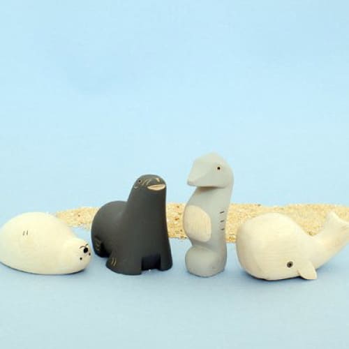 Figurine en bois été - Hippocampe - FIGURINES EN BOIS