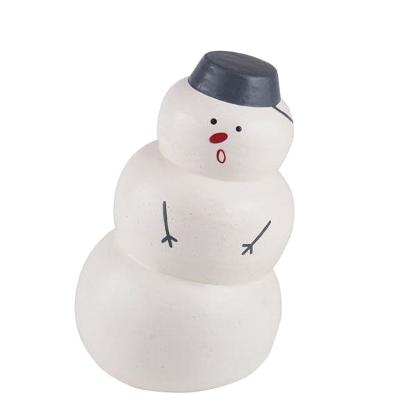 Figurine en Bois - Série Jingle Bells - Bonhomme de Neige Taille L - FIGURINES EN BOIS