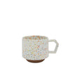 Mug empilable - Splash - Blanc & Orange - VAISSELLE