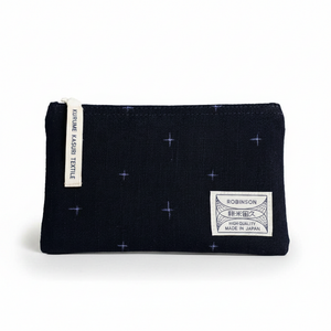 Pochette M Kleine Kreuze Marine/Blau