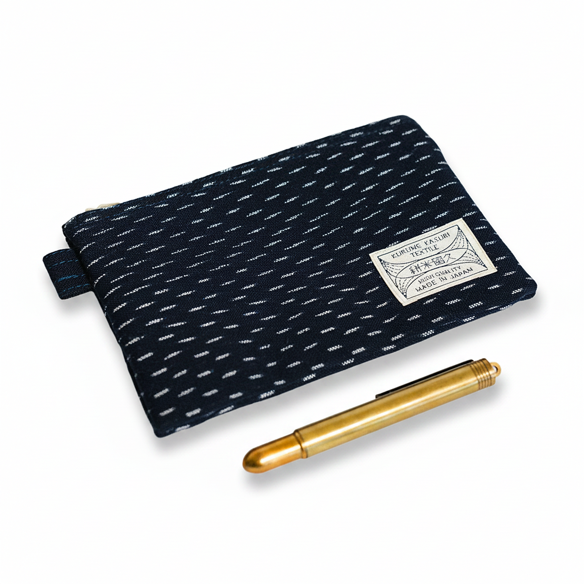 Pouch S Small dots Blue/White