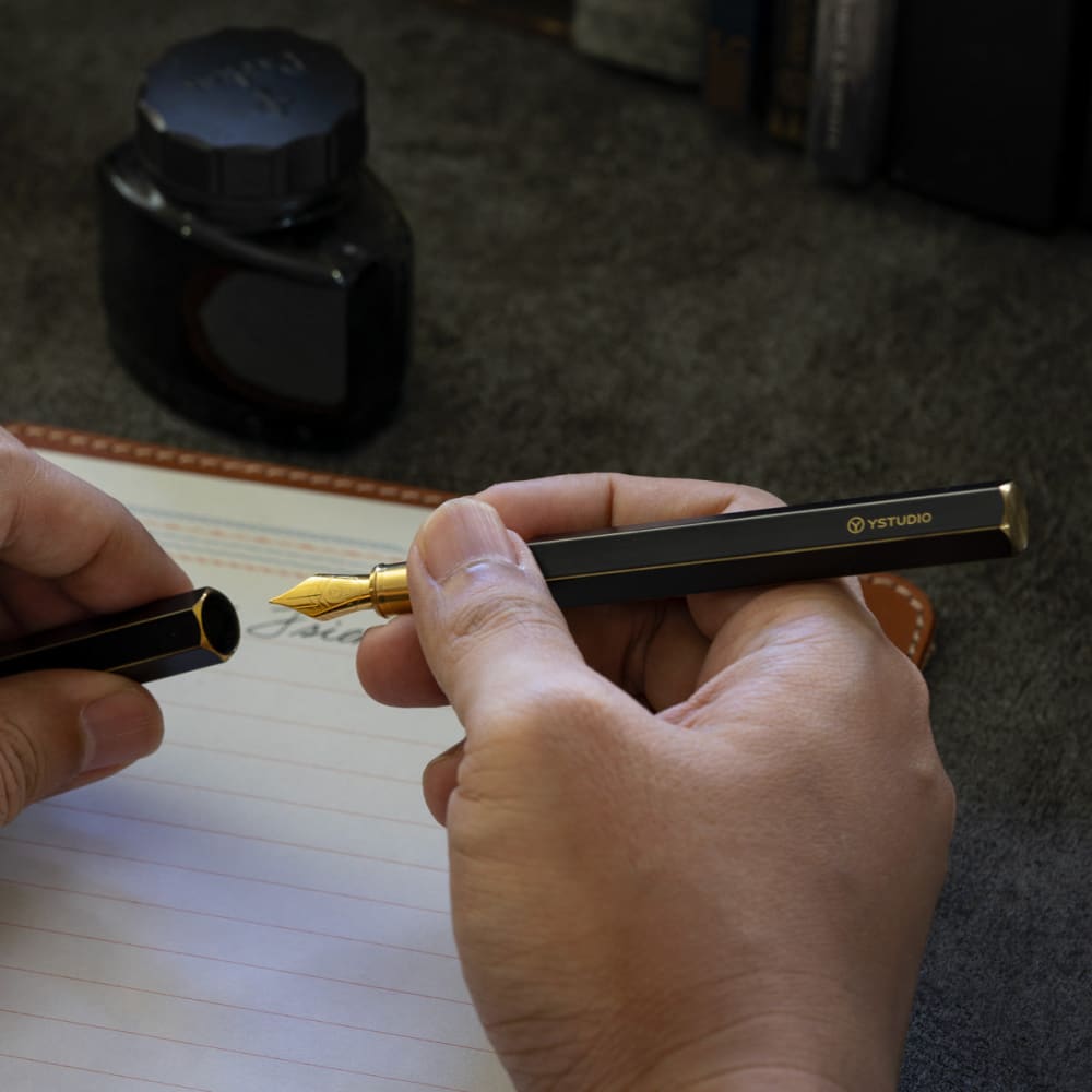 Stylo Plume Bleu Portable (M) - Classic Revolve - STYLOS PLUMES
