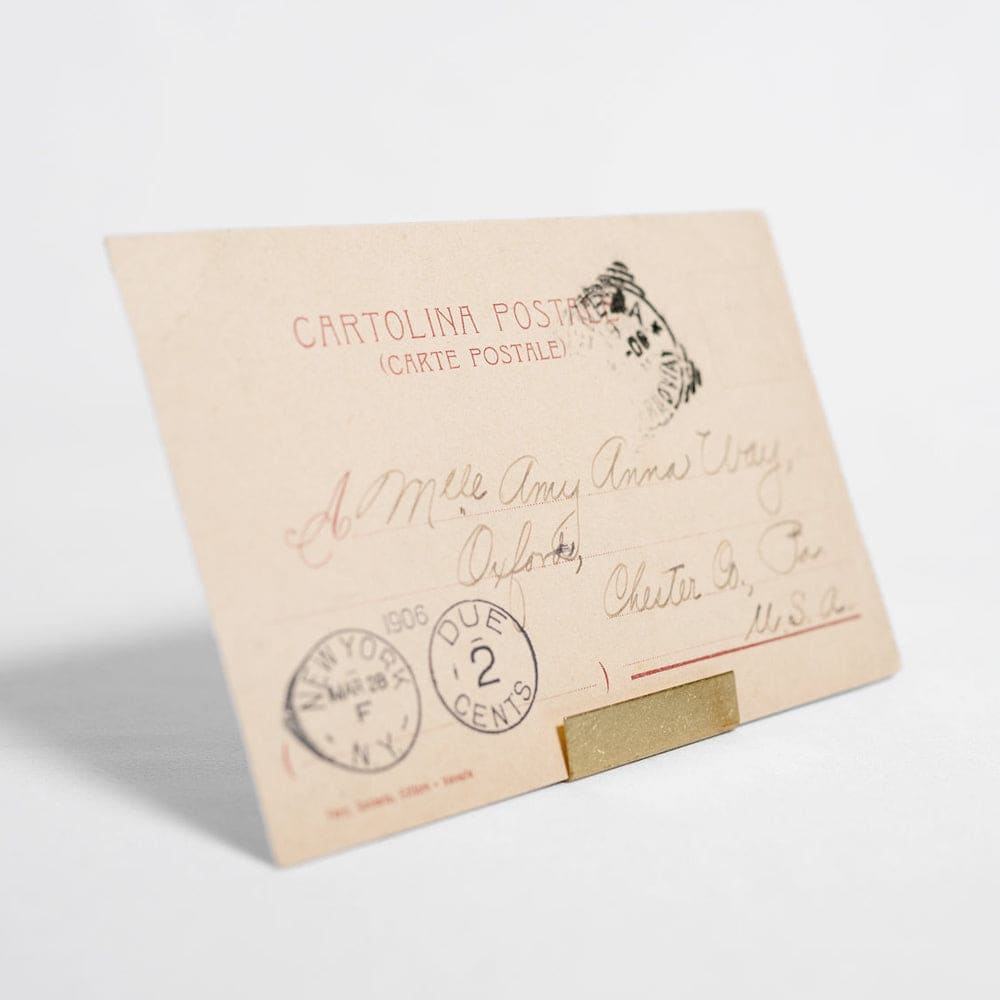 Support à lettres et photos - Laiton massif - ACCESSOIRES DE BUREAU