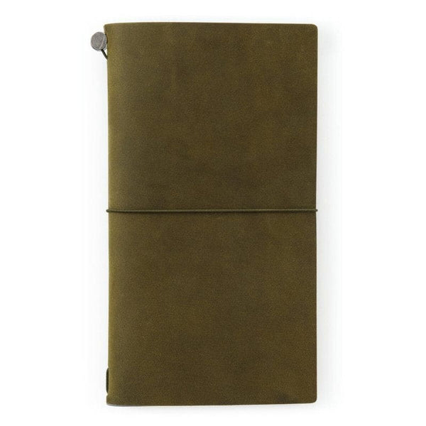 TRAVELER’S Notebook - olivfarbenes Leder (klassisch)