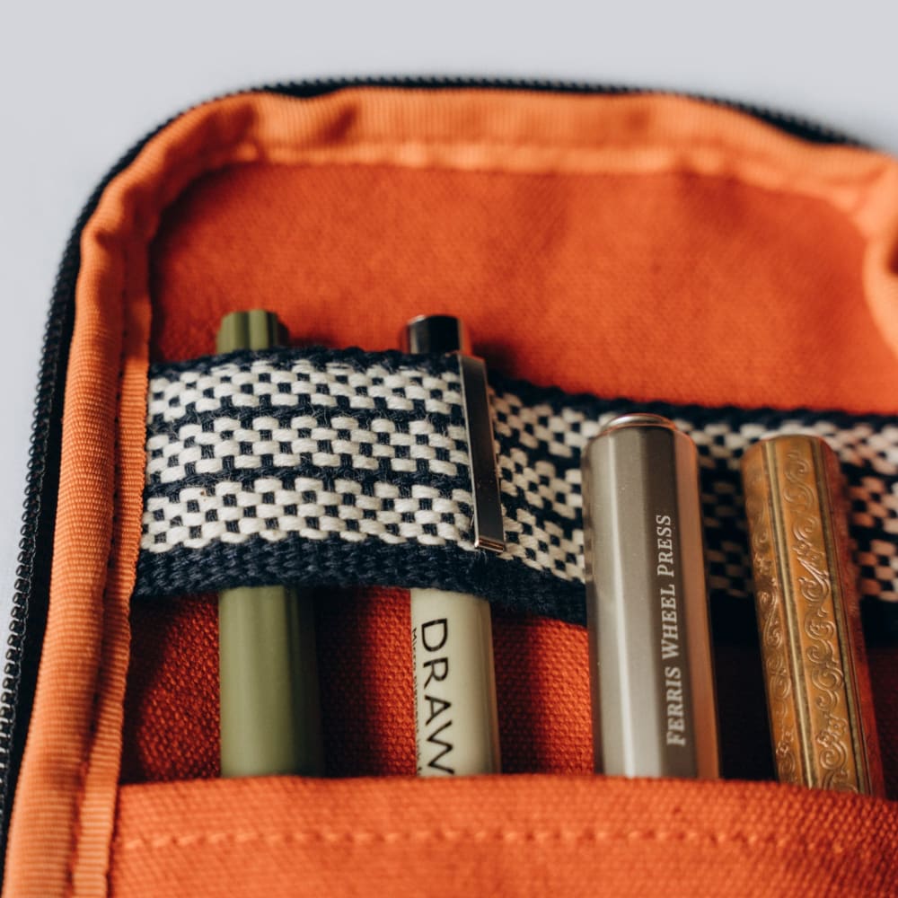 Trousse - Orange - POCHETTES