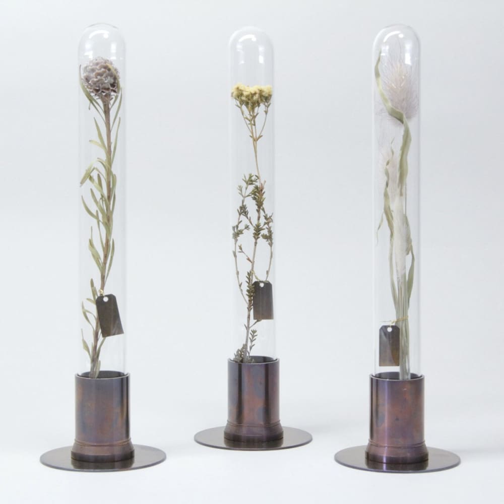 Vase soliflore - Laiton oxydé - ACCESSOIRES DE BUREAU