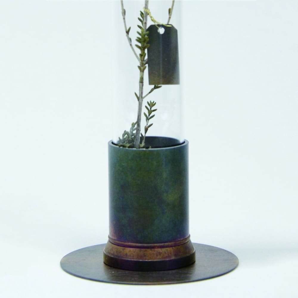 Vase soliflore - Laiton oxydé - ACCESSOIRES DE BUREAU